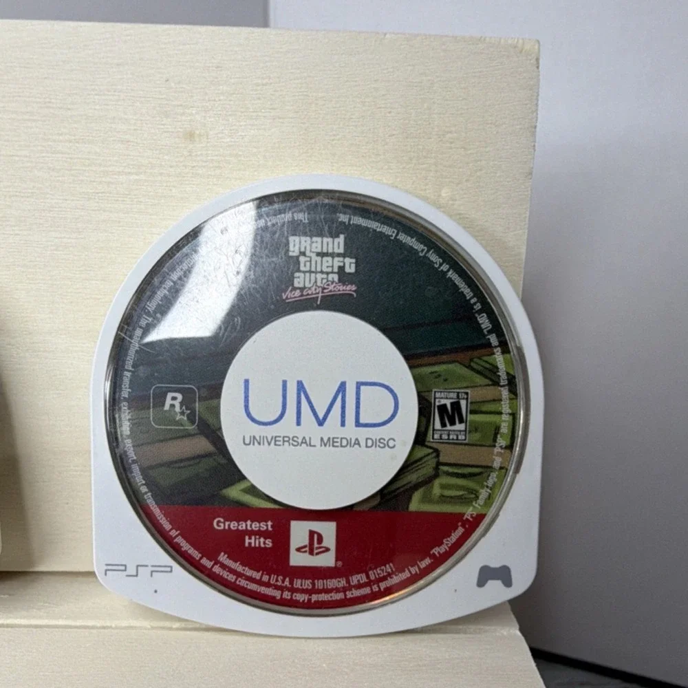 Sony PSP UMD Game Lot: ATV, GTA Vice City, Brave Story & 300 - Very Clean T&W
